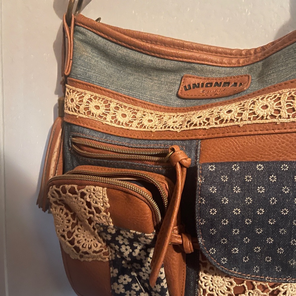 Unionbay Multicolor Patchwork Crossbody Bag - image 2